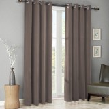 Cumpara ieftin Set draperii din catifea cu inele crom, Madison, 200x230 cm, densitate 700 g/ml, Harbor gray, 2 buc