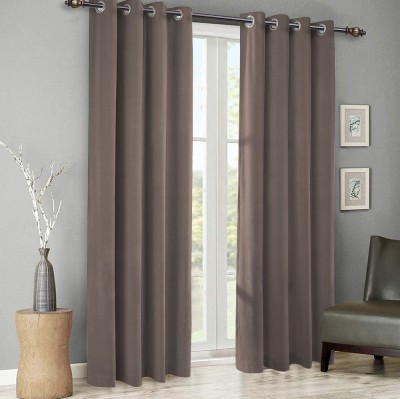 Draperie din catifea cu inele argintii, Madison, 150x270 cm, densitate 700 g/ml, Harbor gray, 1 buc foto