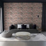 VidaXL Panouri de perete 3D model cărămidă maro &icirc;nchis/gri 10 buc. EPS