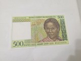 bancnota madagascar 500 fr 1994 bis