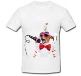 Cumpara ieftin Tricou &quot; Caine la microfon &quot;