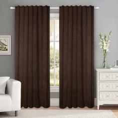 Draperie tip tesatura in cu rejansa transparenta cu ate pentru galerie, Madison, 150x215 cm, densitate 700 g/ml, Lean, 1 buc