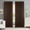 Draperie tip tesatura in cu rejansa transparenta cu ate pentru galerie, Madison, 150x255 cm, densitate 700 g/ml, Lean, 1 buc