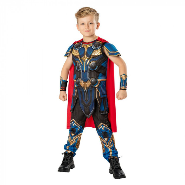 Costum Thor Deluxe pentru baieti - Thor: Love and Thunder 3-4 ani 104 cm