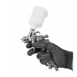 Pistol de vopsit pentru retusuri, duza 0.8mm, 125ml, prindere 1/4&#039;&#039;, Verke
