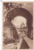 AMS - ILUSTRATA 1309, ORASUL STALIN - VEDERE, ANUL 1957, cu perforari, Circulata, Printata