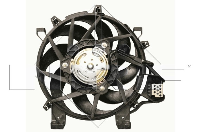 NRF 47690 Ventilator, radiator