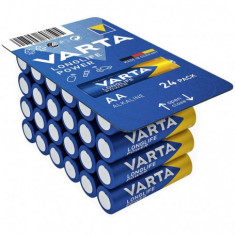 Set 24 baterii alkaline Varta Longlife Power LR6/AA