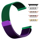 Curea otel, Milanese Loop Slim, compatibila cu Apple Watch 9|8|7|6|5|4|3|2|1 Series, 49mm|45mm|44mm|42mm, Purple Gold