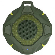 Boxa Portabila Samus Explore Green, Putere 5W, Nivel de impermeabilitate IP67, Bluetooth, Radio FM