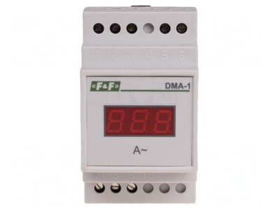 Ampermetru digital pentru montare 0-20A LED DMA-1 foto
