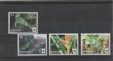 Tonga 2016-Fauna,WWF,Iguana,serie 4 valori (partea I),dant.MNH,Mi,2098-2101, Nestampilat