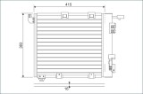 VALEO 817506 Condensator, climatizare