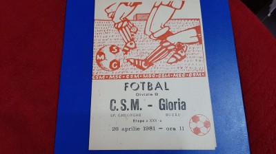 program CSM Sf. Gheorghe - Gloria Buzau foto