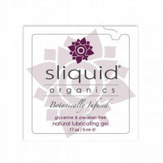 Lubrifiant (pliculeț) - Sliquid Organics Natural Gel 5 ml