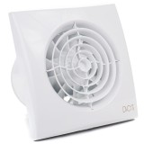 Ventilator baie Ecovent, aura 5c mrh, Senzor umiditate, Clapeta antiretur, Debit 180mc/h, Alb