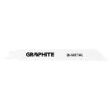 Panze baioneta bimetal Graphite 150 mm, 10/14 TPI, set 2 buc