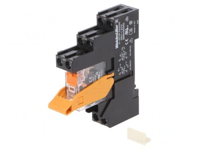 Releu Intermediar DPDT 230VAC 8A foto