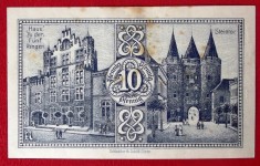 Germania notgeld 10 Pfennig 1921 Goch ** foto