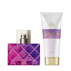 Set 2 buc Avon Lucky Me: Apa de parfum Lucky Me pentru Ea 50 ml, Lotiune de corp Lucky Me 150 ml foto