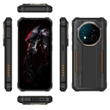 Cumpara ieftin Telefon Mobil Oukitel G6 Rugged, Portocaliu, 4G, Ecran 6.52 HD+ 90Hz, 24GB RAM (8GB + 16GB extensibili), 256GB, Camera 64MP, Baterie 10600mAh, Android