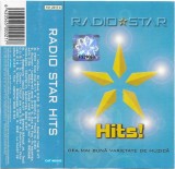 Caseta Audio Radio Star Hits Compilatie Cat Music Stare Foarte Buna