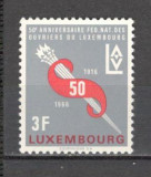 Luxemburg.1966 50 ani Sindicatele ML.33, Nestampilat