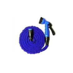 Furtun expandabil FOXMAG24 pentru gradina, cu reglare presiune, cu dimensiunea pana la 30 m, albastru