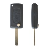 Carcasa Cheie Contact Pentru Peugeot 3 Butoane, Cu Cheie 155809 004PG036