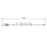 Senzor de avertizare,uzura placute de frana BMW Seria 3 Cupe (E36) (1992 - 1999) BOSCH 1 987 474 925