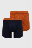 Levi&#039;s boxeri 2-pack barbati, culoarea portocaliu