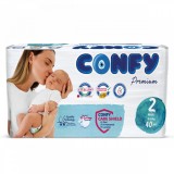 Scutece pentru copii Eco Premium Mini Nr. 2 pentru 3 &ndash; 6kg, 40 bucati, Confy
