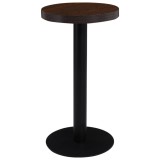 vidaXL Masă de bistro, maro &icirc;nchis, 40 cm, MDF