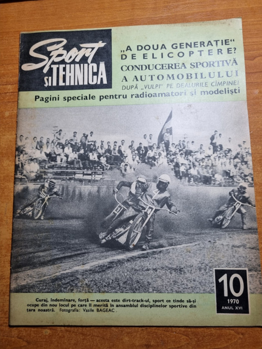 sport si tehnica octombrie 1970-automobilism,un nou plaor romanesc,campina