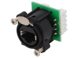 Conector Ethernet Neutrik NE8FAV-YK