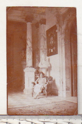 bnk foto Sinaia- Castelul Peles - Galeria de marmura - 1924 foto