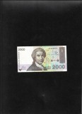 Rar! Croatia 2000 dinara 1992 seria7428855