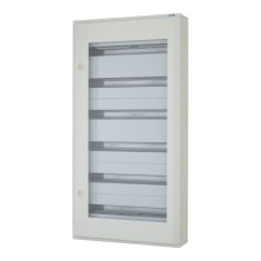 Tablou metalic PT 144 module (6x24) usa sticla IP30 Eaton alb BF-OT-6 144-C