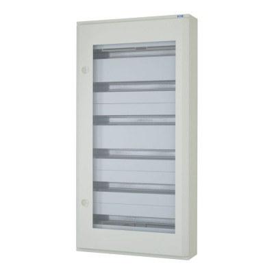 Tablou metalic PT 144 module (6x24) usa sticla IP30 Eaton alb BF-OT-6 144-C foto