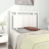 Cumpara ieftin Tăblie de pat, alb, 95,5x4x100 cm, lemn masiv de pin