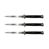 Cumpara ieftin Set 3 Bricege automate, Italian Blade, Stiletto, otel inoxidabil, 33 cm, husa inclusa
