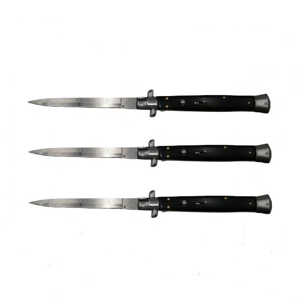 Set 3 Bricege automate, Italian Blade, Stiletto, otel inoxidabil, 33 cm, husa inclusa