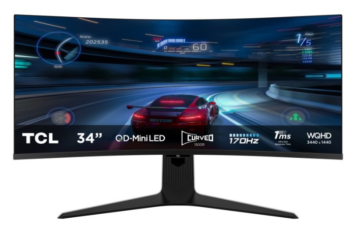 Monitor TCL 34&quot; 34R83Q