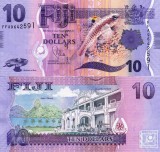 Bancnota Fiji 10 Dollars 2013 UNC, Necirculata