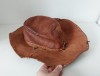 * Palarie de cowboy autentica de piele naturala facuta manual, vintage,
