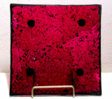 Cumpara ieftin Centerpiece Fused Glass Mosaic Square.Atelier studio.Vitange