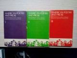 AMERICAN POETRY AND PROSE - 3 Vol.- Norman Foerster, Norman S. Grabo, Russel B. Nye, E. Fred Carlisle, Robert Falk - Boston, 1970, 977+864+943 p.