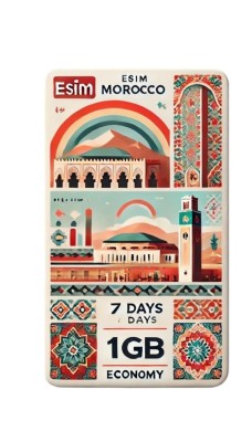 eSIM Morocco 1GB 7Days foto