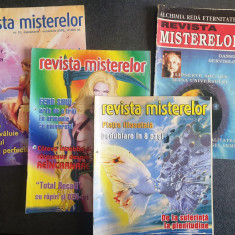 Revista Misterelor, Lot 4 numere (14,43,48,51), 32 pag fiecare, stare buna