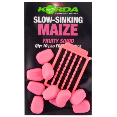 Porumb Artificial KORDA Slow Sinking Maize, Fruity Pink, 10buc/pac foto